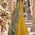 Mustard viscose readymade suit with embroidery work