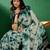 Green green ethnic motifs woven design dyed banarasi sarees