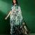 Green green ethnic motifs woven design dyed banarasi sarees