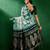 Green green ethnic motifs woven design dyed banarasi sarees