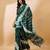 Green green ethnic motifs woven designed sequinned sarees