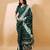 Green green ethnic motifs woven designed sequinned sarees