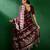 Burgundy burgundy ethnic motifs woven designed zari sarees