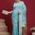 Blue ethnic motifs banarasi fastive saree