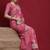 Pink ethnic motifs banarasi fastive saree
