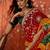Multicolor bandhani embroidered  georgette saree