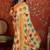 Yellow tie and dye zari  georgette saree