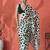 Green ready to wear polka dots digital printed saree