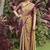 Gold woven design zari art silk designer dharmavaram saree