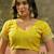 Yellow bandhani printed sarees