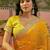 Yellow bandhani printed sarees