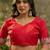 Red bandhani printed sarees
