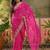 Pink bandhani printed  sarees