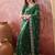 Green bandhani printed sarees