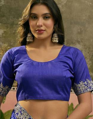 Blue printed  bandhani sarees 4