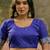 Blue printed  bandhani sarees