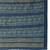 Navy blue printed saree with matching blouse