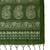 Green ethnic printed banarasi saree with matching blouse