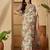 Beige beige  linen printed sarees