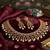 Traditional Ruby Temple Necklace Set