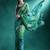 Green tie & dye printed saree with blouse piece