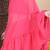 Pink girls lehenga saree with schifley blouse
