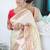 White woven design zari paithani silk saree saree with unstitched blouse