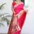 Pink woven design zari paithani silk saree saree with unstitched blouse