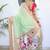 Green woven design zari paithani silk saree saree with unstitched blouse