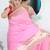 Pink woven design zari paithani silk saree saree with unstitched blouse