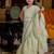 Sea green girls saree with blouse