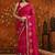 Red embellished embroidered  georgette saree