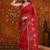 Red embellished embroidered  georgette saree