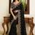 Black embroidered sarees blouse piece