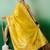 Yellow ethnic motif zari woven kanjeevaram saree with blouse