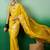 Yellow ethnic motif zari woven kanjeevaram saree with blouse