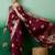 Burgundy ethnic motif zari woven tassel detail kanjeevaram saree with blouse