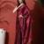 Maroon embroidered satin floral digital printed saree