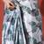 Grey ready to wear satin floral digital printed saree
