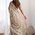 Beige tissue silk sequin embroideried scollped border festive blouse piece & sarees