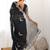 Black tissue silk sequin embroideried scollped border festive blouse piece & sarees
