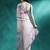 Pink abstract printed embroidered gotta patti saree