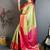 Green woven design zari silk blend kanjeevaram saree