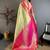Green woven design zari silk blend kanjeevaram saree