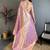 Purple woven design zari silk blend handloom kanjeevaram saree