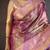 Purple woven design zari silk blend handloom kanjeevaram saree