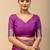 Purple women woven design zari art silk saree