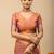 Orange ethnic motifs zari art silk designer saree