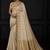 Off white woven design zari silk blend saree