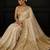 Off white woven design zari silk blend saree
